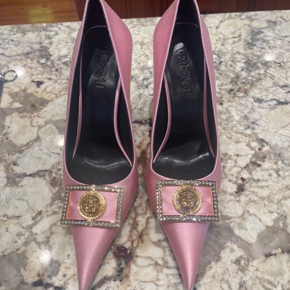 Versace Pink Pumps - Picture 2 of 13